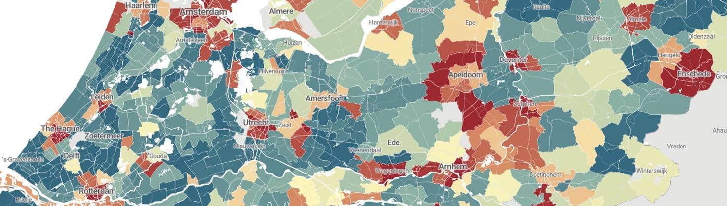 Economic opportunities are associated with the neighborhood where people grew up